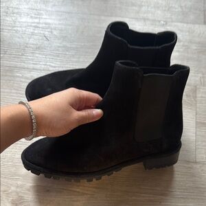 Black Suede Ankle Boots